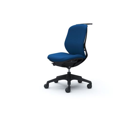 ■OKAMURA シルフィー 肘なし 背クッション ロー ブラックボディ ハンガー有 ランバー無 樹脂脚〔品番:C634XRFSF3〕【4275534:0】[送料別途見積り][法人・事業所限定][外直送][店頭受取不可]