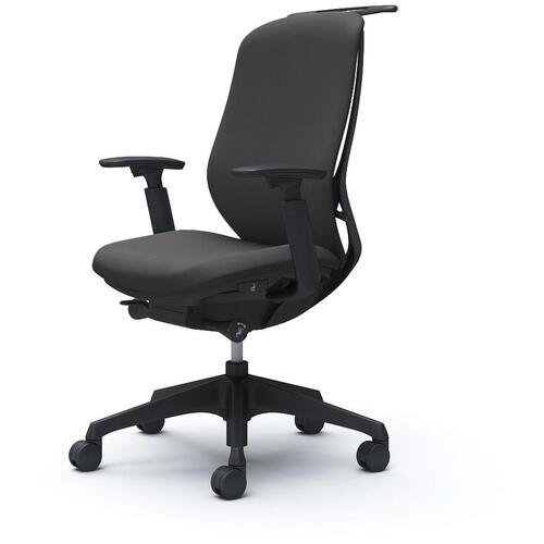■OKAMURA シルフィー 可動肘 背クッション ハイ ブラックボディ ハンガー有 ランバー無 樹脂脚〔品番:C688XRFXW0〕【4276940:0】[送料別途見積り][法人・事業所限定][外直送][店頭受取不可] 57,173円