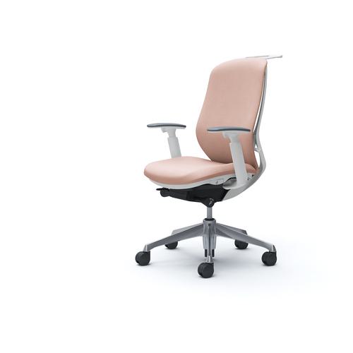 ■OKAMURA シルフィー 可動肘 背クッション ハイ ホワイトボディ ハンガー有 ランバー無 アルミ脚〔品番:C688BWFXW8〕【4277033:0】[送料別途見積り][法人・事業所限定][外直送][店頭受取不可]｜ホームセンターバロー　店