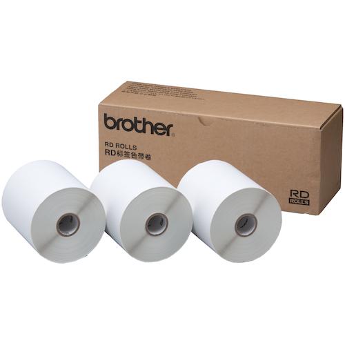 ■brother RDロール(TDシリーズ用) 長尺紙テープ 幅102mm 無定長〔品番:RDS01J2〕【4285967:0】[店頭受取不可]