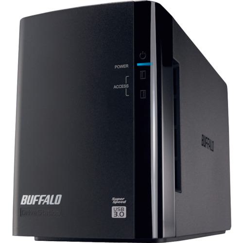 ■BUFFALO ドライブステーション ミラーリング機能搭載 USB3.0用 外付けHDD 2ドライブモデル 6TB〔品番:HDWL6TU3R1J〕【4292122:0】[送料別途見積り][掲外取寄][店頭受取不可]｜ホームセンターバロー　店