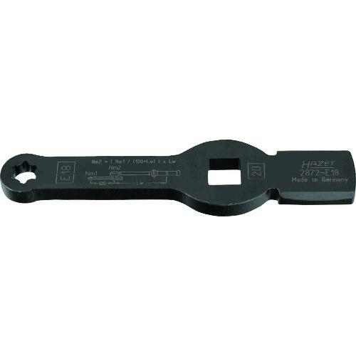 ■HAZET 打撃メガネレンチ〔品番:2872E18〕【4292809:0】[送料別途見積り][法人・事業所限定][掲外取寄][店頭受取不可]｜ホームセンターバロー　店