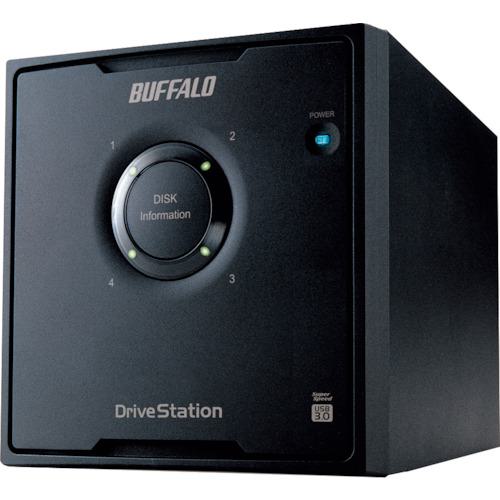 ■BUFFALO ドライブステーション RAID 5対応 USB3.0用 外付けHDD 4ドライブ 12TB〔品番:HDQL12TU3R5J〕【4293559:0】[送料別途見積り][掲外取寄][店頭受取不可]｜ホームセンターバロー　店