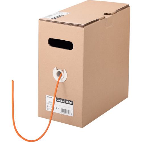 ■BUFFALO Cat5e LANケーブル 100m 単線 オレンジ〔品番:BL5E1000OR〕【4295093:0】[送料別途見積り][掲外取寄][店頭受取不可]｜ホームセンターバロー　店 8,245円