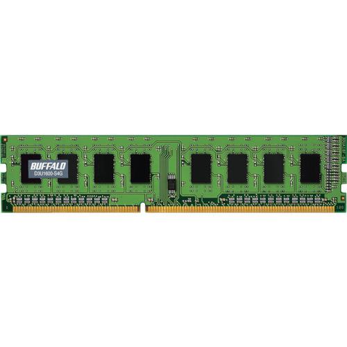 ■BUFFALO PC3-12800(DDR3-1600)対応 240Pin用 DDR3 SDRAM DIMM 4GB〔品番:D3U1600S4G〕【4304724:0】[送料別途見積り][掲外取寄][店頭受取不可]