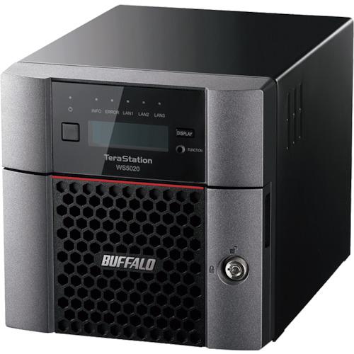 ■バッファロー Windows Server IoT 2019 for Storage Workgroup Edition搭載 2ベイデスクトップNAS 8TB〔品番:WS5220DN08W9〕【4306025:0】[送料別途見積り][掲外取寄][店頭受取不可]｜ホームセンターバロー　店