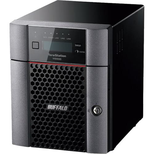 ■バッファロー Windows Server IoT 2019 for Storage Standard Edition搭載 4ベイデスクトップNAS 24TB〔品番:WS5420DN24S9〕【4306060:0】[送料別途見積り][掲外取寄][店頭受取不可]｜ホームセンターバロー　店