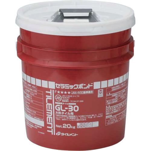 ■TILEMENT 内装壁タイル用接着剤 GL-30 20kg〔品番:31000202〕【4310013:0】[送料別途見積り][掲外取寄][店頭受取不可]