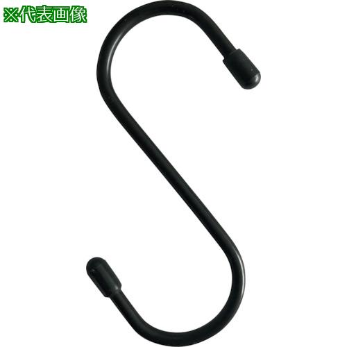 ■TRUSCO まとめ買い スチールSフック 100mm 黒 150個〔品番:TTSH100BKBOX〕【4336963:0】[店頭受取不可]