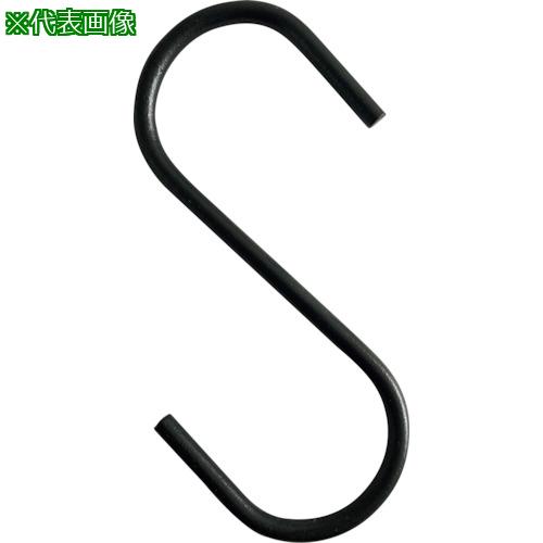 ■TRUSCO まとめ買い Sフック スチール製 150mm 黒 160個〔品番:TSTS5150BKBOX〕【4336979:0】[店頭受取不可]