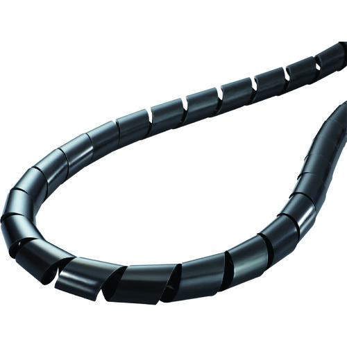 ■TYTON スパイラルチューブ (ポリエチレン製 耐候グレード) 黒 長さ50m〔品番:TS10W〕【4337778:0】[店頭受取不可]