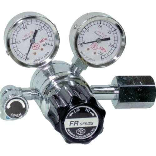 ■YAMATO 分析機用二段式圧力調整器 FR-1B-R-11N01-2204〔品番:FR1BR11N012204〕【4344596:0】[店頭受取不可]