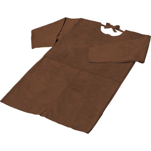 ■グリーンクロス 床革袖付エプロン 茶L BR-AP5107-L〔品番:6300031764〕【4350141:0】[送料別途見積り][法人・事業所限定][外直送][店頭受取不可]