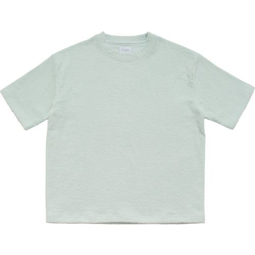 ■グリーンクロス omote pile T-shirt Lサイズ ライトブルー〔品番:6300030466〕【4357560:0】[送料別途見積り][法人・事業所限定][外直送][店頭受取不可]