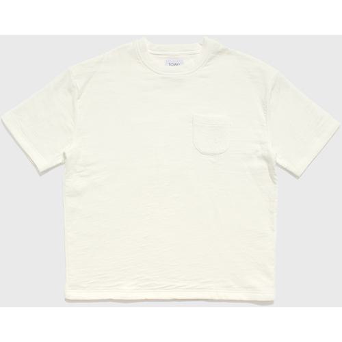■グリーンクロス ura pile T-shirt Mサイズ ホワイト〔品番:6300030470〕【4359104:0】[送料別途見積り][法人・事業所限定][外直送][店頭受取不可]