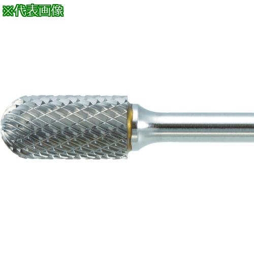 ■TRUSCO 超硬バー 先丸円筒型 Φ9.5X刃長19X軸6 ロング ダブル〔品番:TB2C095L150〕【4364007:0】[店頭受取不可]