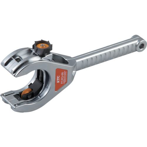 ■KTC 大型ラチェットパイプカッタ(鋼管 ステンレス鋼管用) 切断能力35~66mm〔品番:PCR366〕【4368975:0】[店頭受取不可]