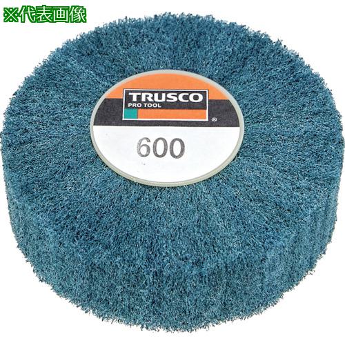 ■【在庫限り】TRUSCO スピンねじ式ナイロンホイール外径60×厚25 600# (5個入)〔品番:UFNS625600〕【4373201:0】[店頭受取不可]