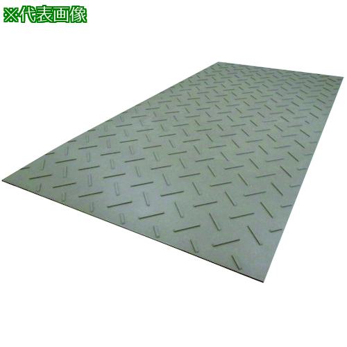■ウッドプラスチック 農業用敷板 Diban 片面凸 カラー:茶系 厚型 910mm×1820mm〔品番:DIB1336〕【4373441:0】[法人・事業所限定][直送元][店頭受取不可]