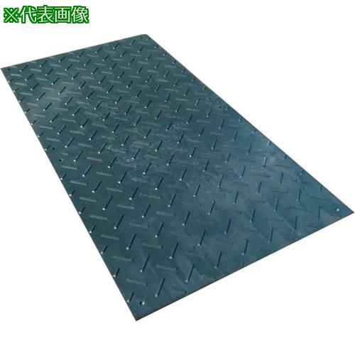 ■ウッドプラスチック 工事用敷板 軽量Wボード 片面凸 カラー:黒 910mm&times;1820mm〔品番:BP091813BK〕【4373446:0】[法人・事業所限定][直送元][店頭受取不可]｜ホームセンターバロー　店