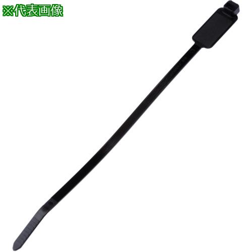 ■PANDUIT 旗型タイプナイロン結束バンド 耐候性黒 (500本入)〔品番:PLM4SD0〕【4382820:0】[店頭受取不可]