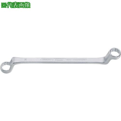 ■HAZET 両口めがねレンチ(75度ディープオフセット) 20X22mm〔品番:63020X22〕【4394321:0】[店頭受取不可]