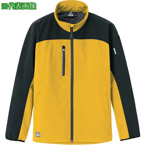 ■アイトス 吸湿発熱ストレッチ軽防寒ジャケット 8576-019 イエロー 4L〔品番:AZ85760194L〕【4422170:0】[送料別途見積り][掲外取寄][店頭受取不可]