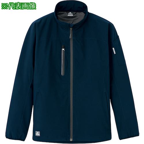 ■アイトス 吸湿発熱ストレッチ軽防寒ジャケット 8576-008 ネイビー M〔品番:AZ8576008M〕【4422178:0】[送料別途見積り][掲外取寄][店頭受取不可]
