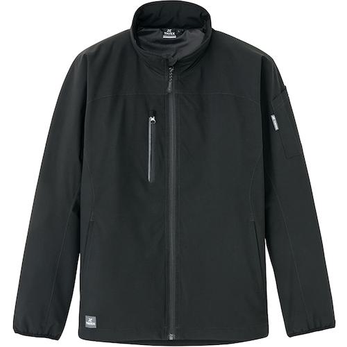 ■アイトス 吸湿発熱ストレッチ軽防寒ジャケット 8576-010 ブラック L〔品番:AZ8576010L〕【4422186:0】[送料別途見積り][掲外取寄][店頭受取不可]