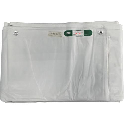 ■ユタカメイク 白防炎シート普及型 5.4m&times;5.4m〔品番:B245〕【4446577:0】[店頭受取不可]｜ホームセンターバロー　店