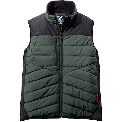 ■FEVERGEAR 電熱ベスト ア-ミ- グリ-ン 4L〔品番:FGA790000404L〕【4454873:0】[送料別途見積り][掲外取寄][店頭受取不可]