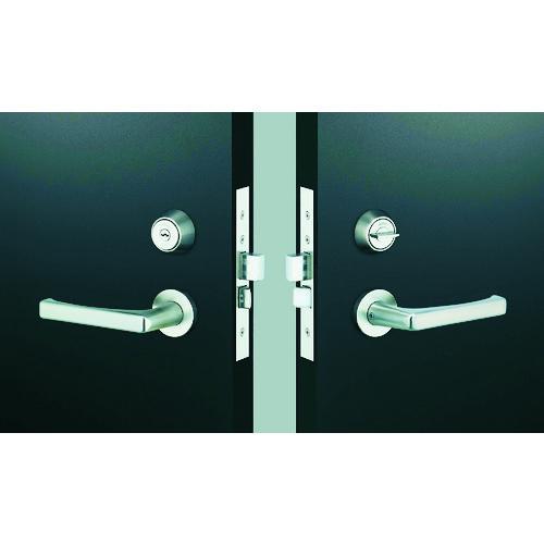 ■MIWA レバーハンドル錠 LA50-1 シリンダーU9バックセット64mmケース深さ82mm扉厚33~42mm〔品番:TRLA501〕【4497431:0】[店頭受取不可]