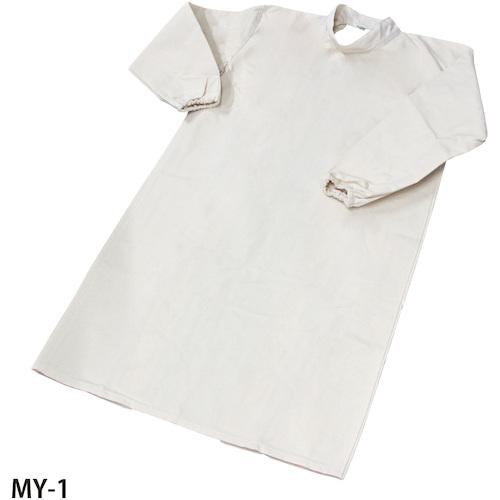 ■グリーンクロス 帆布立衿袖付エプロン(袖口ゴム入) MY-1.M〔品番:6300032952〕【4506854:0】[送料別途見積り][法人・事業所限定][外直送][店頭受取不可]