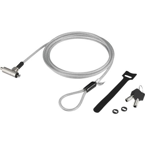 ■BUFFALO シリンダー錠10 ワイヤーロック 個別キー〔品番:BLC10〕【4522424:0】[送料別途見積り][掲外取寄][店頭受取不可]