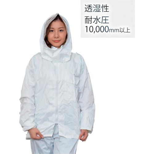 ■岡潮 作業用透湿性レインウェア 5L〔品番:OK41135L〕【4537137:0】[送料別途見積り][掲外取寄][店頭受取不可]