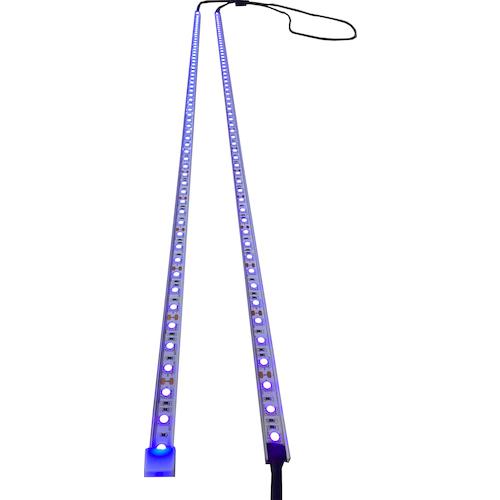 ■富士倉 UVブラックライト1M電源付〔品番:UV12V1MD〕【4539897:0】[送料別途見積り][掲外取寄][店頭受取不可]