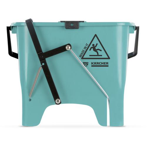 ■KARCHER マニュアルクリーニングBucket with mop press 15 l〔品番:6.999227.0〕【4540592:0】[法人・事業所限定][直送元][店頭受取不可]