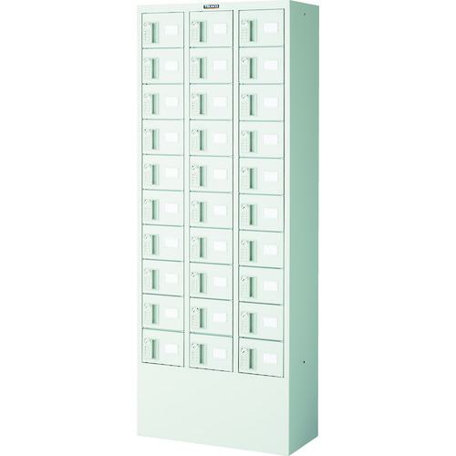■TRUSCO 預かりロッカー3列10段 ダイヤル錠〔品番:KTL310D〕【4540760:0】[送料別途見積り][法人・事業所限定][直送][店頭受取不可]｜ホームセンターバロー　店