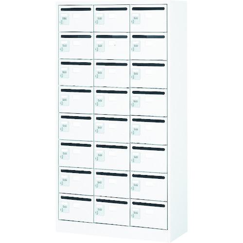 ■TRUSCO メールボックス 24人用 手ぶらキー 900X380XH1700〔品番:WMVK24P〕【4541006:0】[法人・事業所限定][直送元][店頭受取不可]｜ホームセンターバロー　店