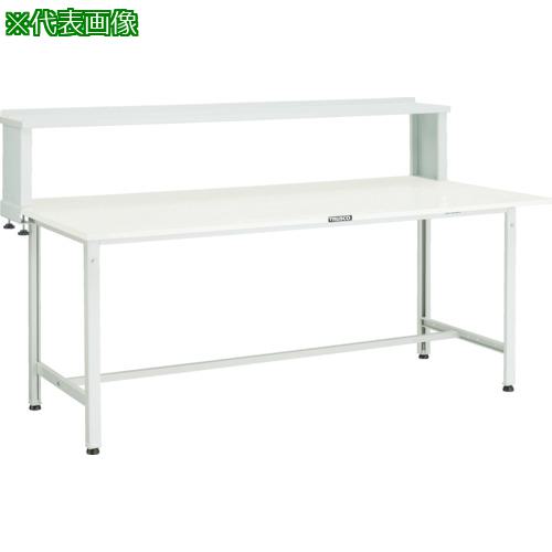 ■TRUSCO 軽荷重作業台(300kg)AE型 1200X900XH1044(全高) 上棚付 ダークグレー色〔品番:AE1209YURBDG〕【4542835:0】[法人・事業所限定][直送元][店頭受取不可]