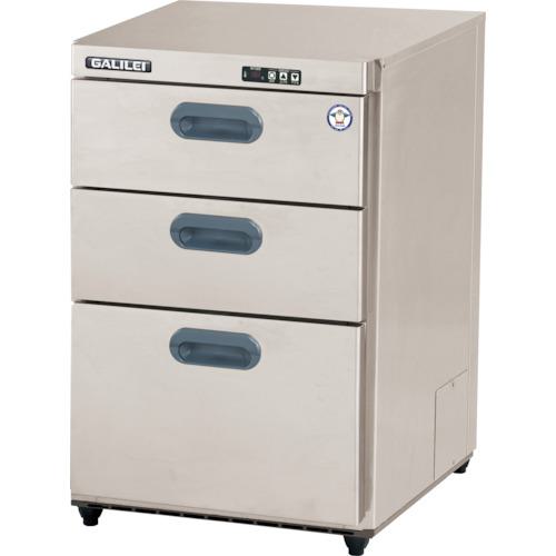 ■福島工業 小型3段ドロワー冷凍庫〔品番:VMC060FM〕【4543137:0】[法人・事業所限定][外直送元][店頭受取不可]