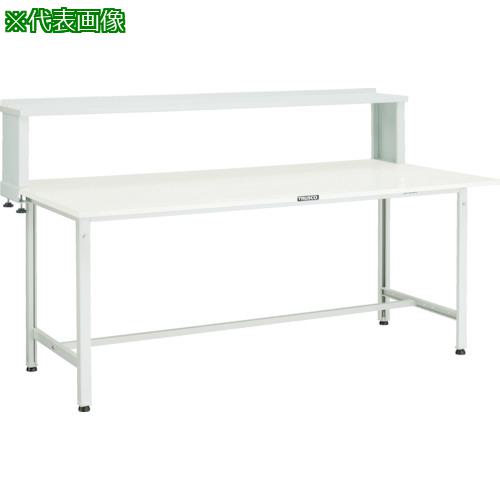 ■TRUSCO 軽荷重作業台(300kg)AE型 1800X900XH1044(全高) 上棚付 ダークグレー色〔品番:AE1809YURBDG〕【4543157:0】[法人・事業所限定][直送元][店頭受取不可]｜ホームセンターバロー　店