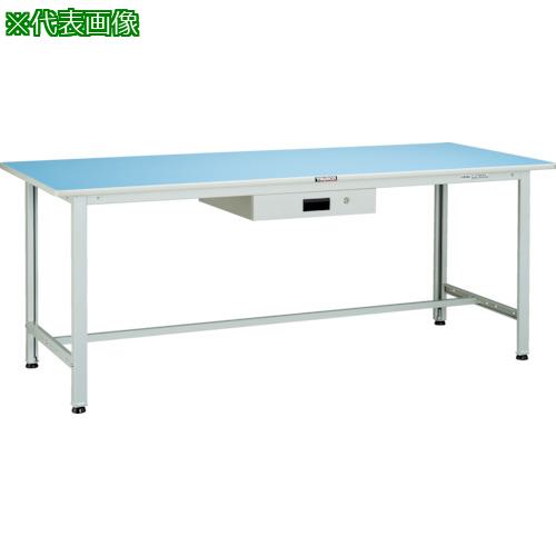 ■TRUSCO 軽荷重作業台(180kg)BO型 1500X750XH740 薄型1段引出付 ホワイト色〔品番:BO1575UDK1〕【4544315:0】[法人・事業所限定][直送元][店頭受取不可]