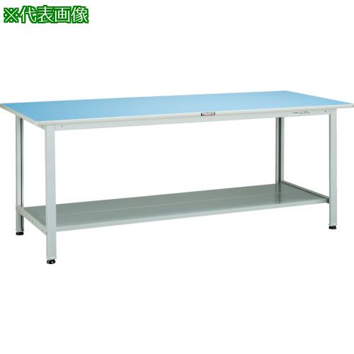 ■TRUSCO 軽荷重作業台(180kg)BO型 1800X900XH740 下棚2枚付 ホワイト色〔品番:BO1890LT2〕【4544480:0】[法人・事業所限定][直送元][店頭受取不可]｜ホームセンターバロー　店