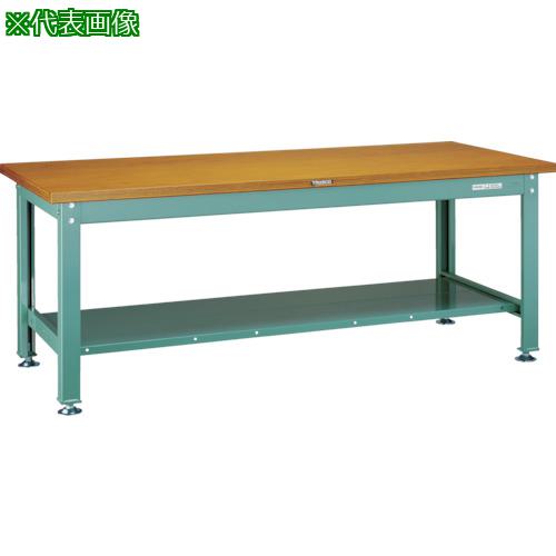 ■TRUSCO 中荷重作業台(2000kg)DW型 1500X750XH740 全面下棚付 グリーン色〔品番:DW1500LT〕【4544544:0】[法人・事業所限定][直送元][店頭受取不可] 45,144円
