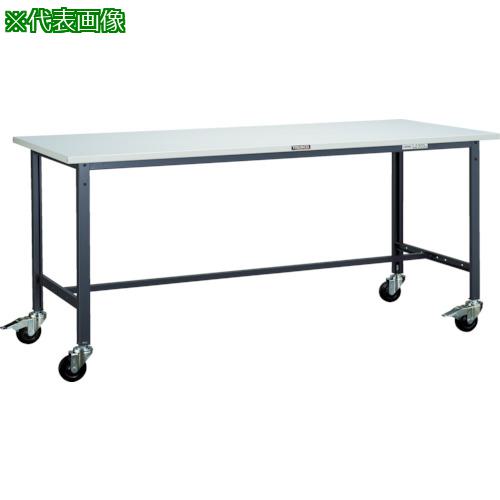 ■TRUSCO 軽荷重作業台(150kg)AE型 1800X750XH846 φ100キャスター付 ホワイト色〔品番:SAE1800C100W〕【4546539:0】[法人・事業所限定][直送元][店頭受取不可]｜ホームセンターバロー　店