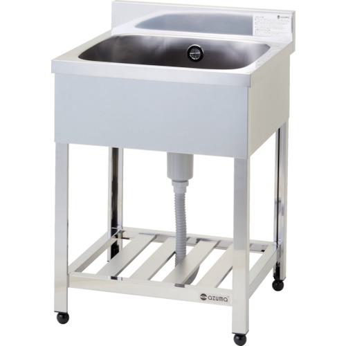 ■アズマ 一槽シンク(ホース付) 600&times;600&times;800〔品番:HP1600〕【4551893:0】[法人・事業所限定][直送元][店頭受取不可]｜ホームセンターバロー　店