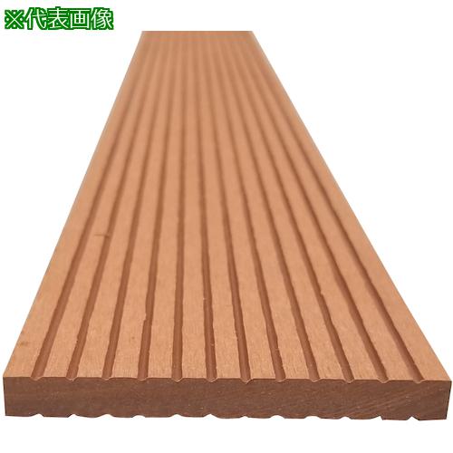 ■サンセルフ ウッドデッキフェンス材10本セット ライトブラウン色〔品番:11TSBROWN10〕【4552705:0】[送料別途見積り][法人・事業所限定][外直送][店頭受取不可]