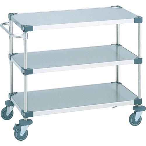 ■ERECTA スーパーエレクターカート UTSカート〈ABSテーパー〉間口991mm&times;奥行461mm&times;高さ815mm 3段〔品番:NUTS2S〕【4564782:0】[送料別途見積り][法人・事業所限定][直送][店頭受取不可]｜ホームセンターバロー　店