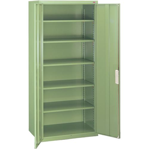 ■OS ロッカーS 両開 最大積載量600kg 棚板5枚〔品番:1800S〕【4571002:0】[法人・事業所限定][直送元][店頭受取不可]